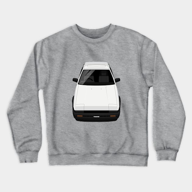 Sprinter Trueno GT APEX AE86 - White Crewneck Sweatshirt by jdmart